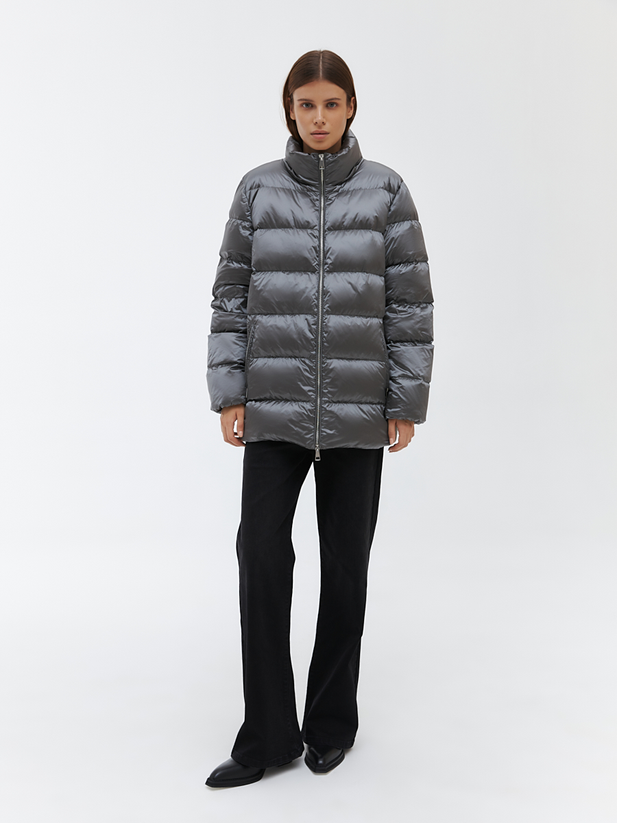 Oversize куртка с воротником