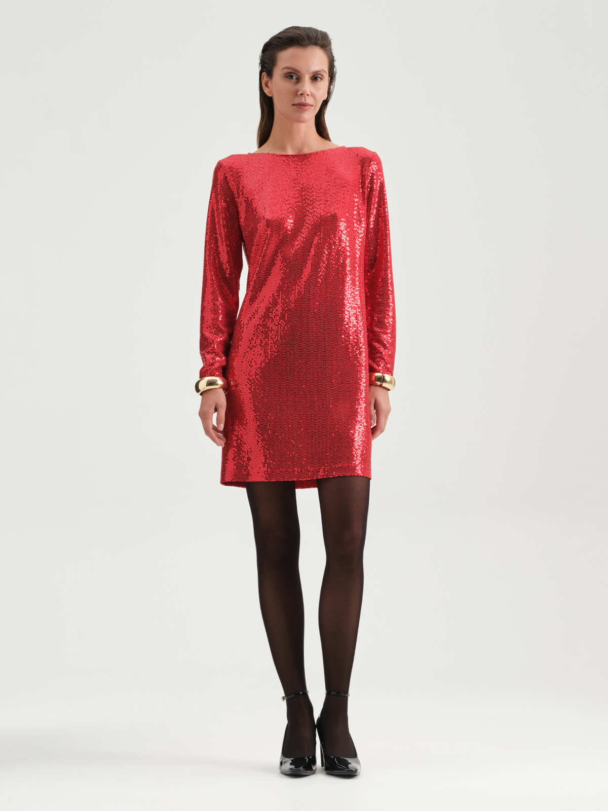 Платье трикотажное