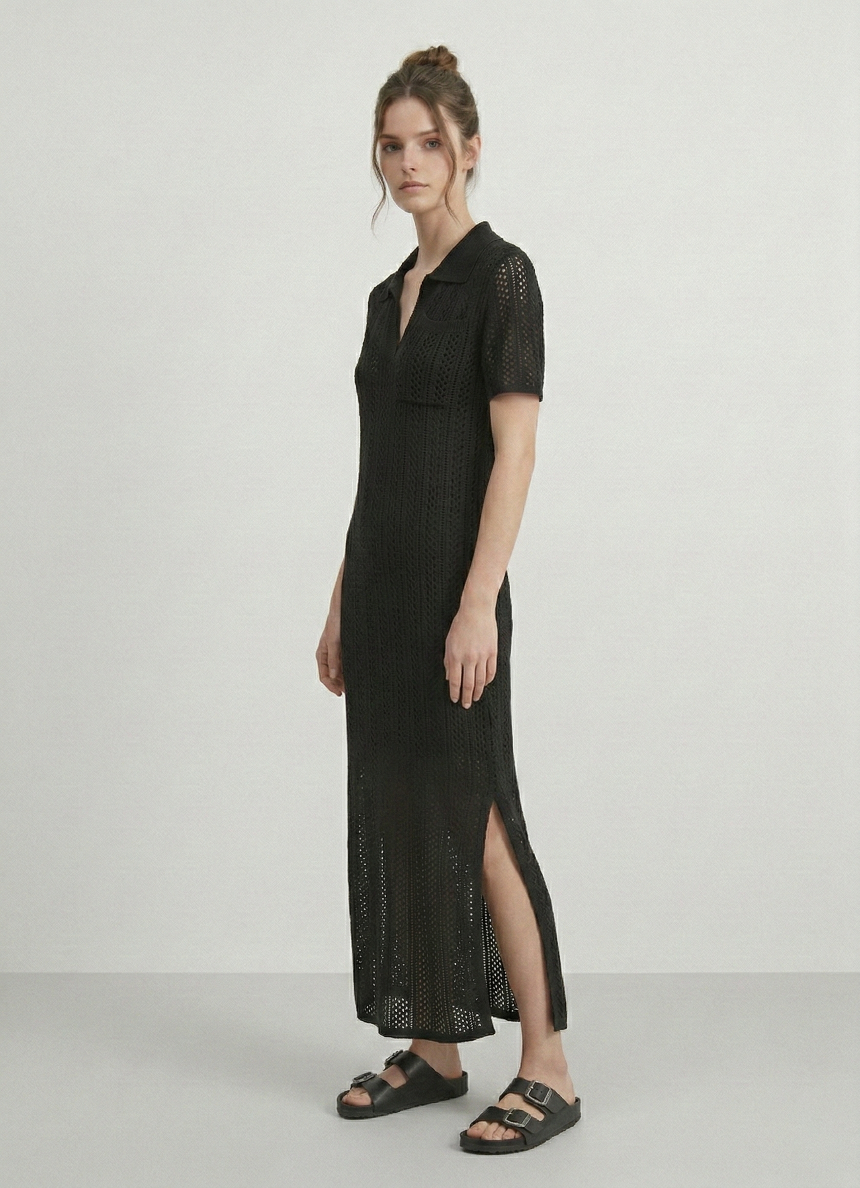 Платье вязаное трикотажное