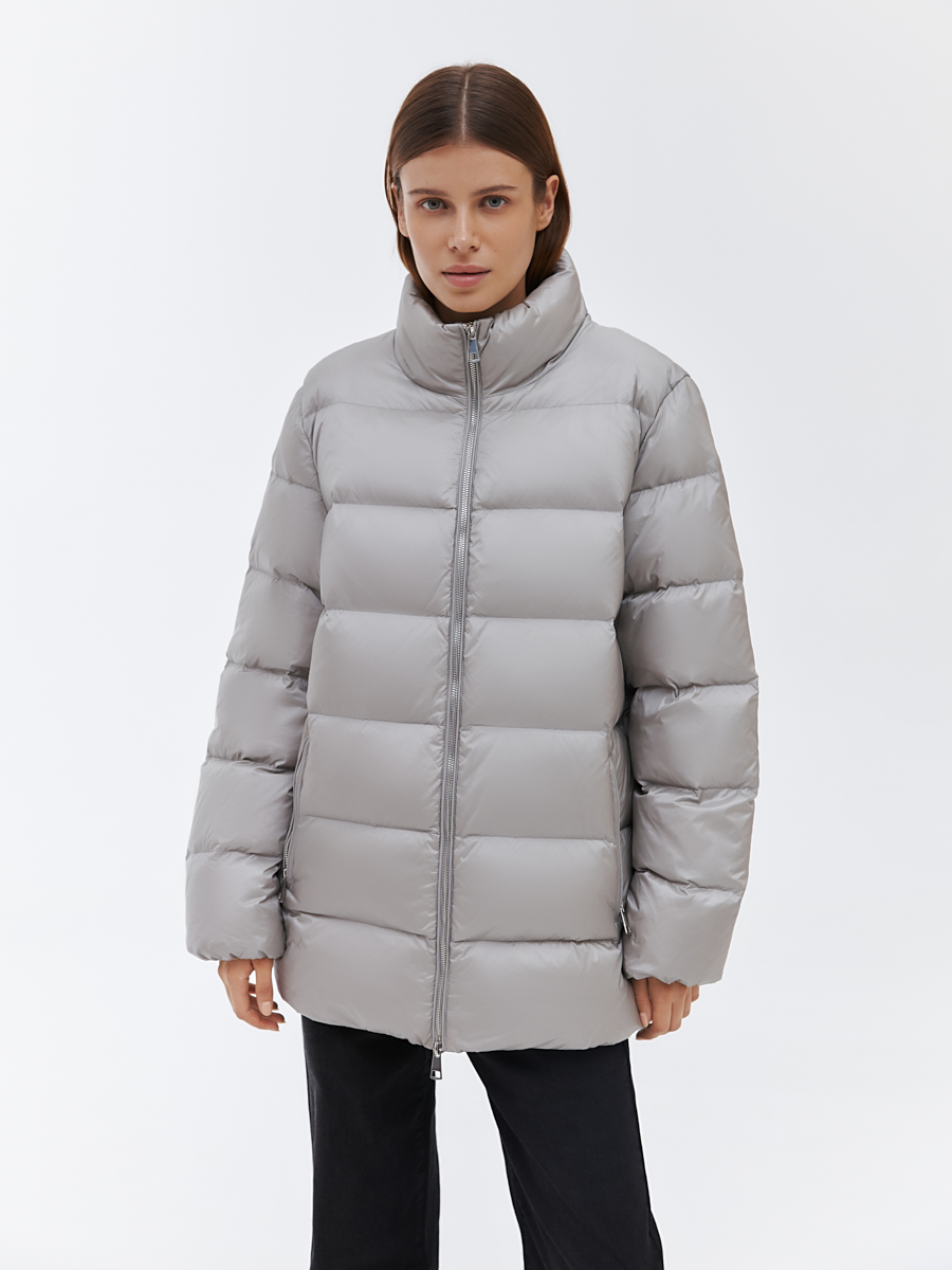 Oversize куртка с воротником