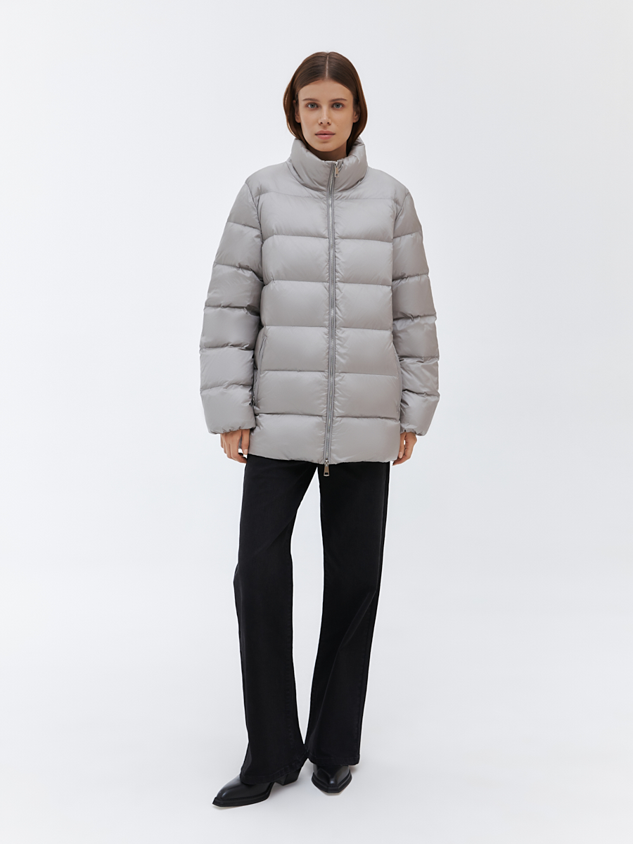 Oversize куртка с воротником