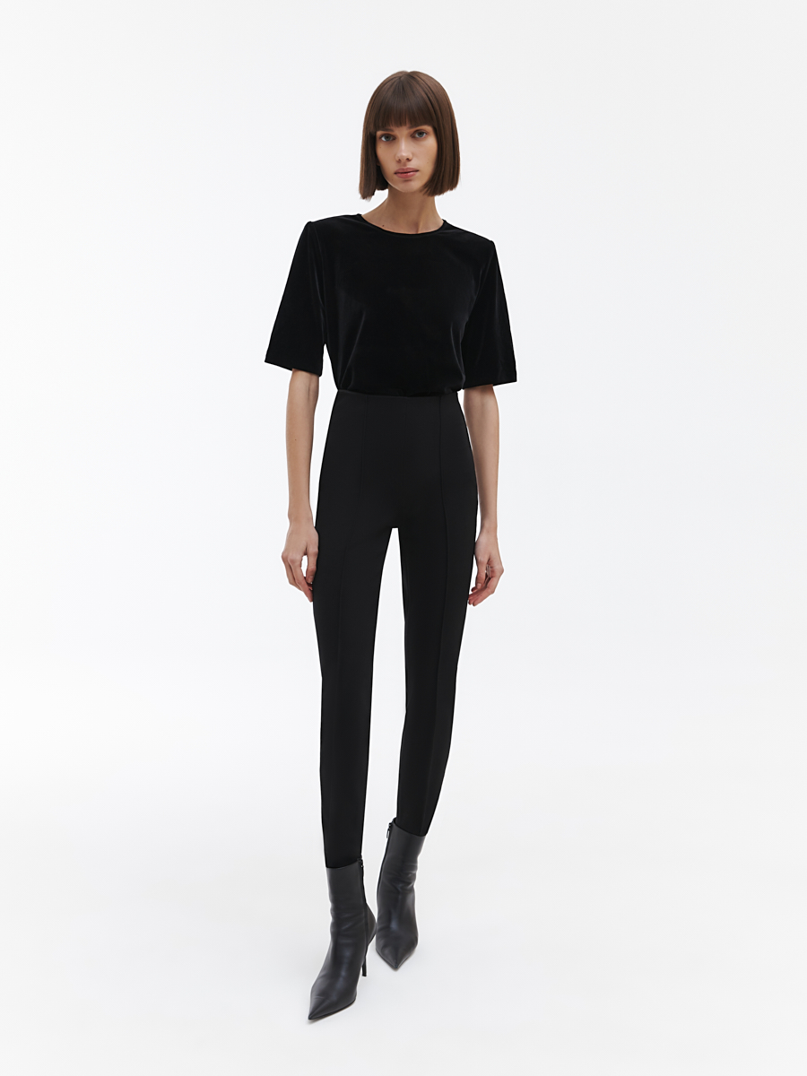 Over size блуза из бархата