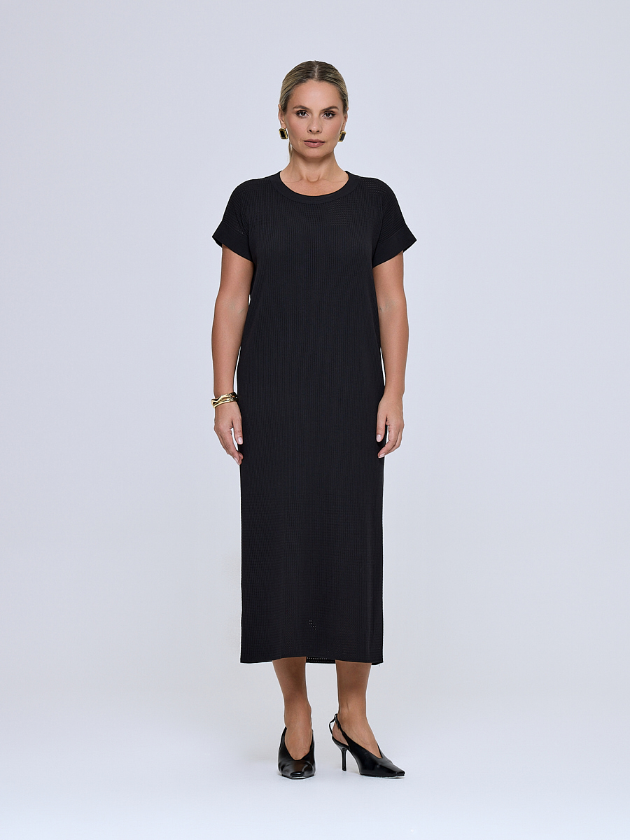 Платье вязаное трикотажное