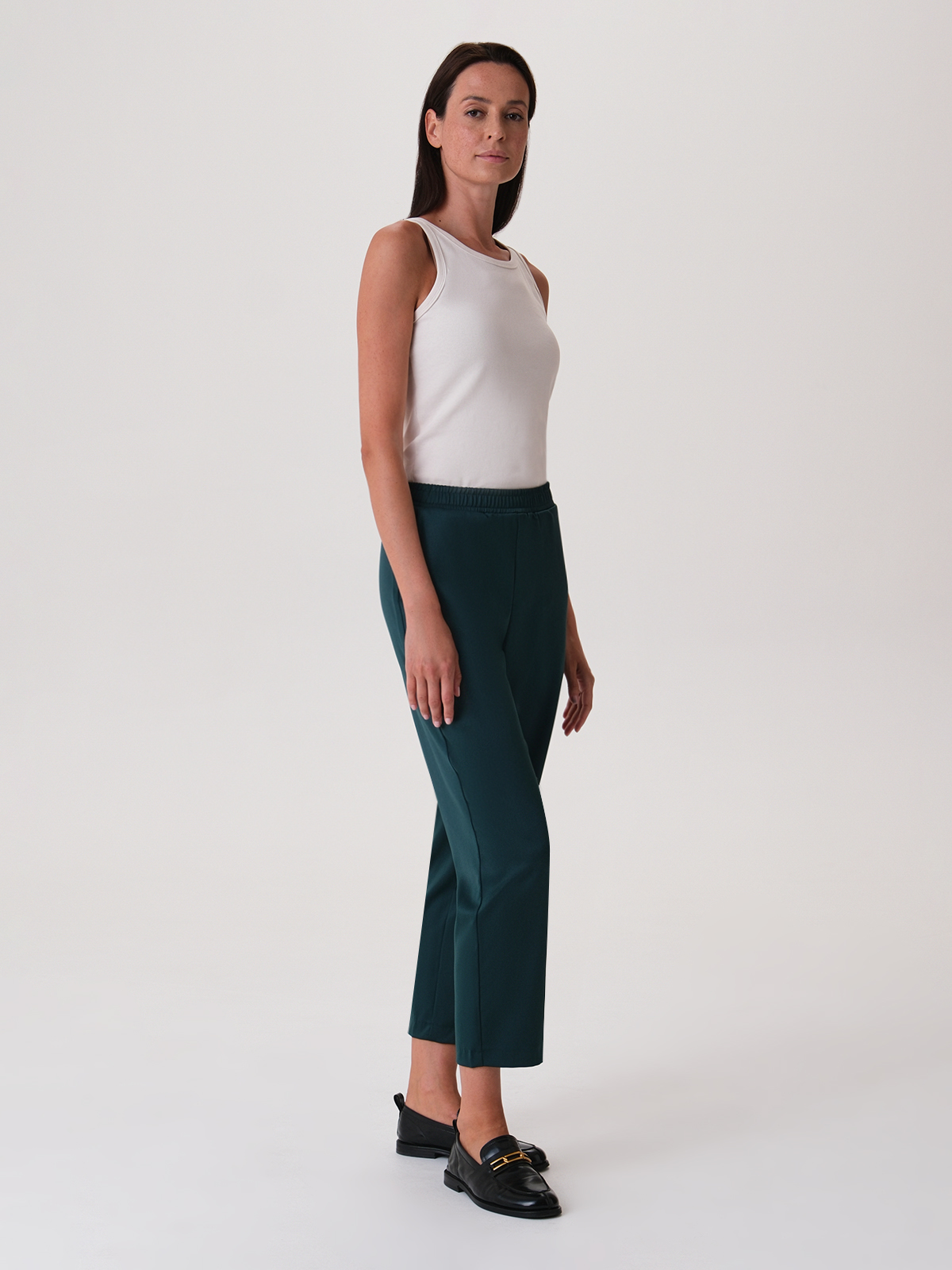 Брюки укороченные