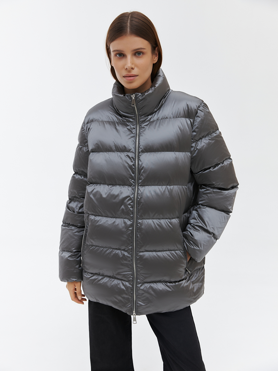 Oversize куртка с воротником