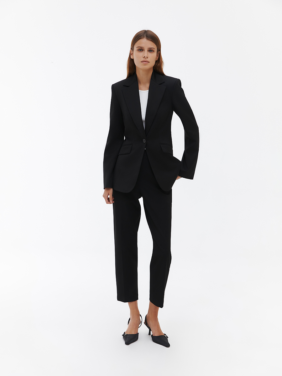 Укороченные классические брюки