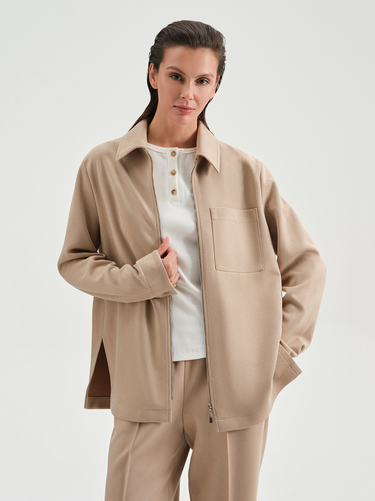 Рубашка на молнии Рубашка на молнии