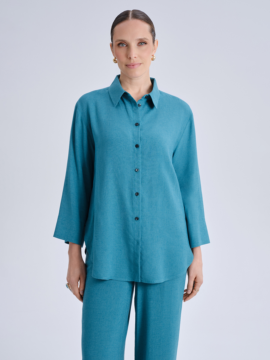 Рубашка прямого кроя