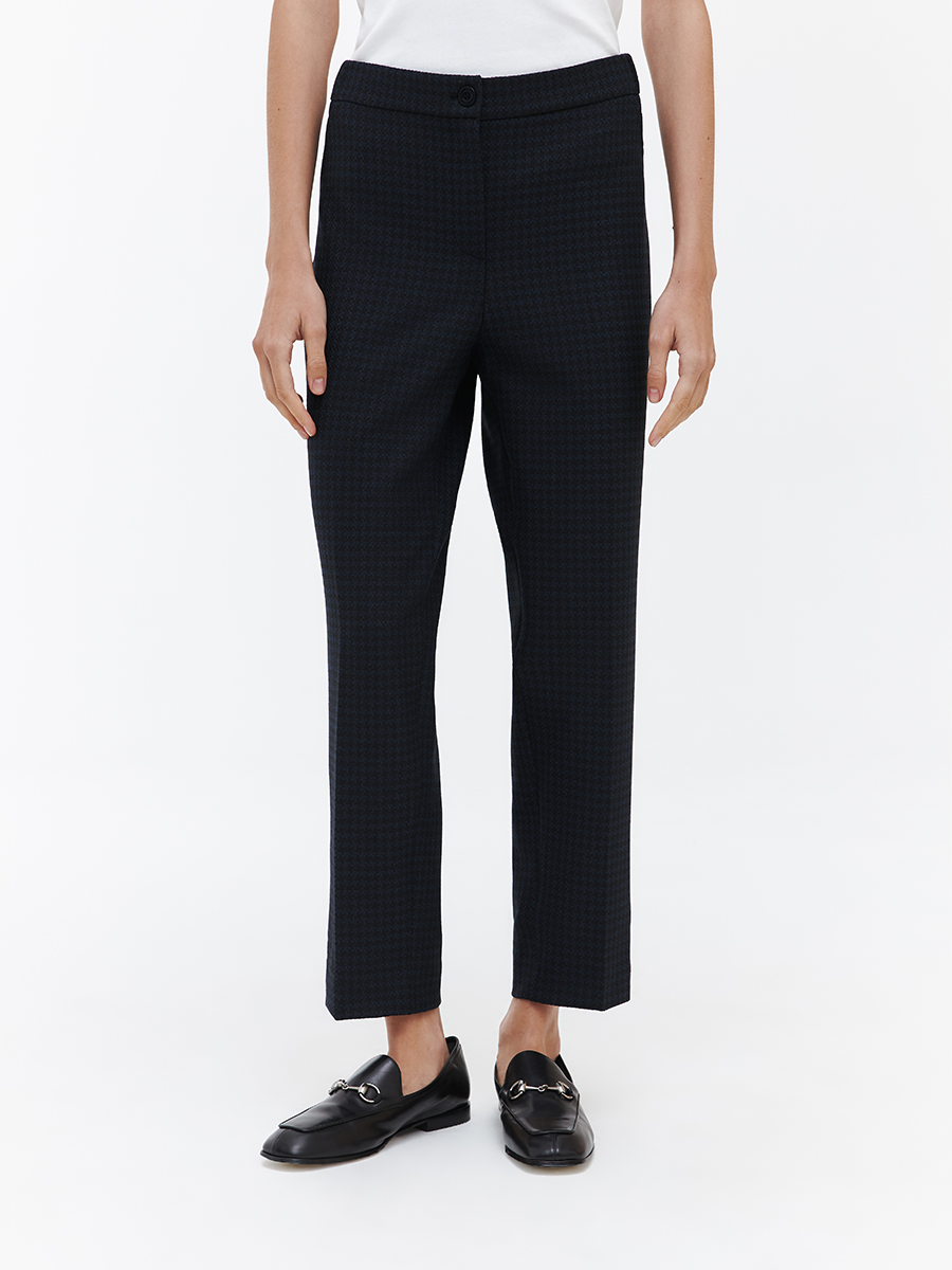 Укороченные брюки со стрелками