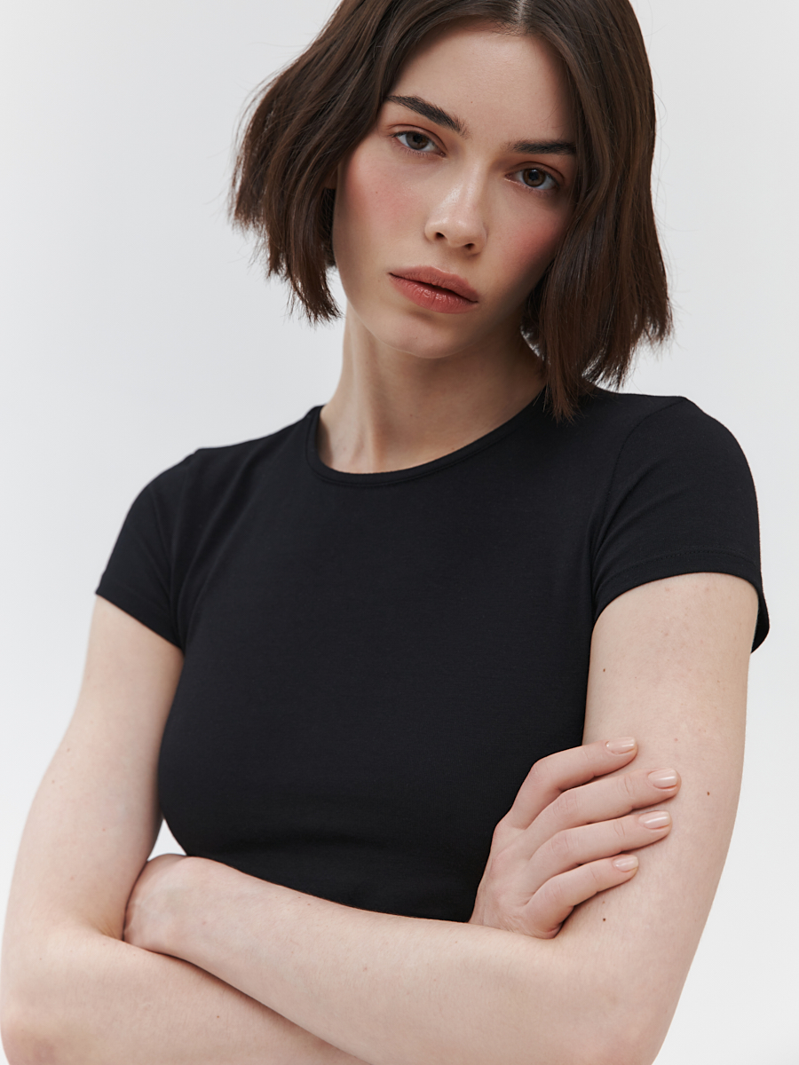 Футболка slim с коротким рукавом