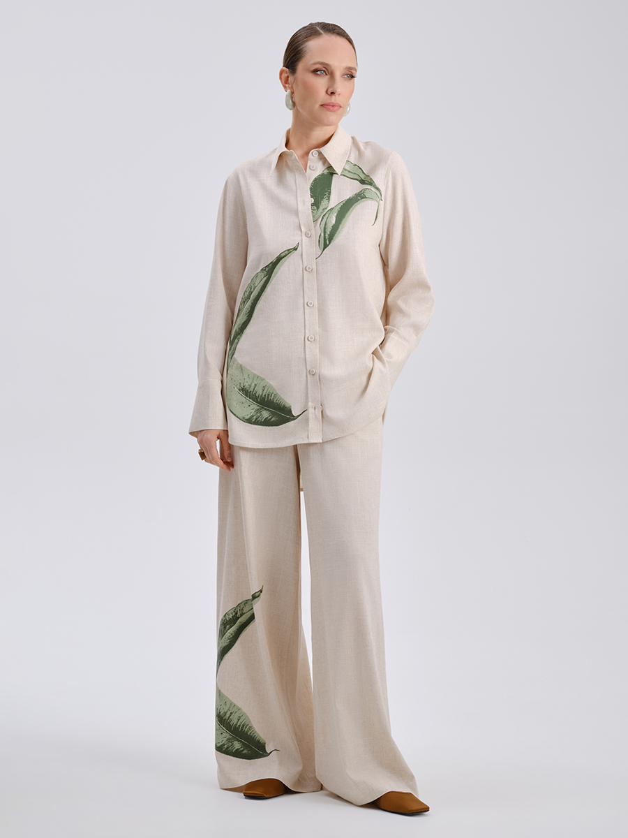 Рубашка свободного кроя