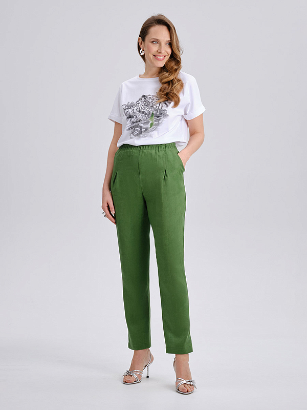 Брюки укороченные