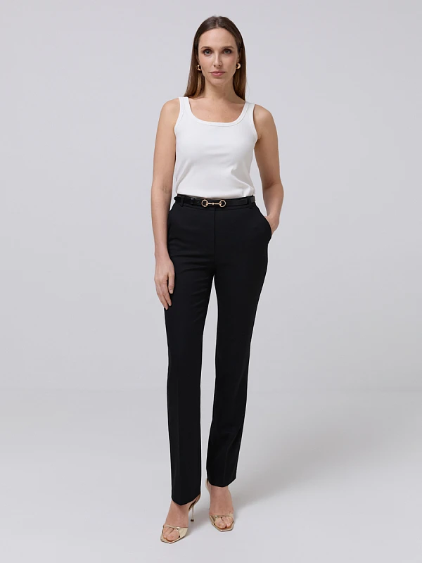 Прямые брюки со стрелками