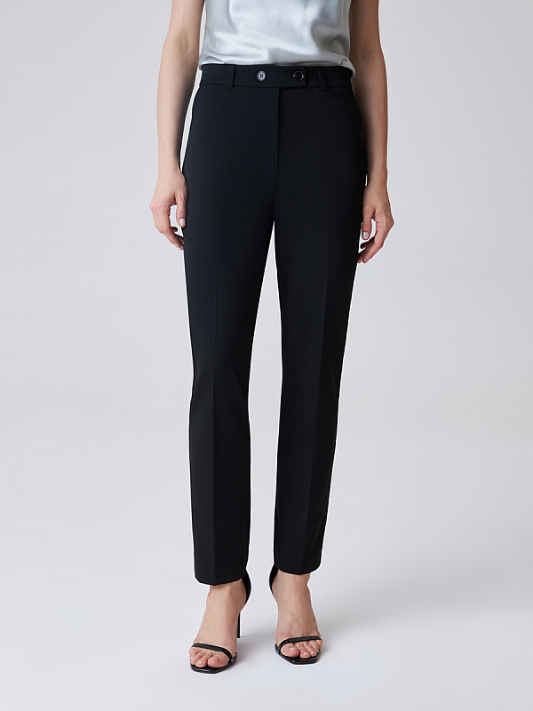 Укороченные брюки со стрелками