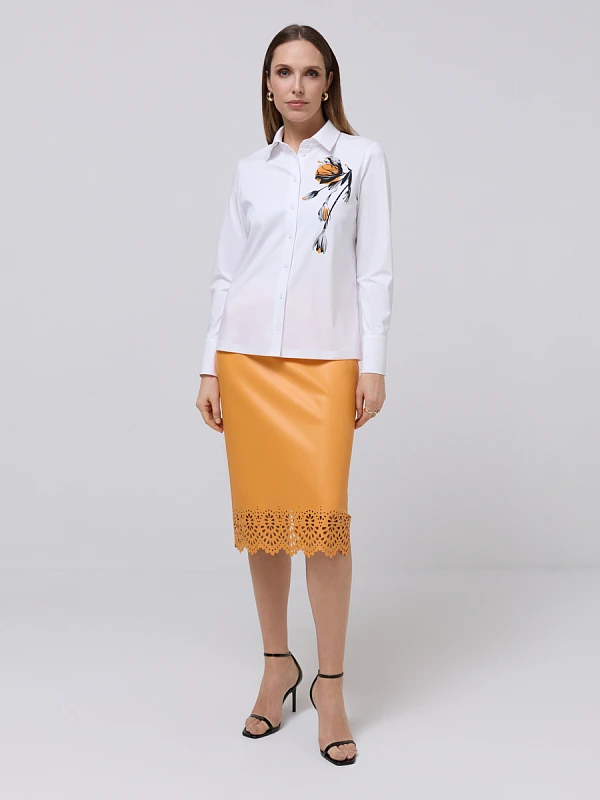 Блуза приталенного кроя