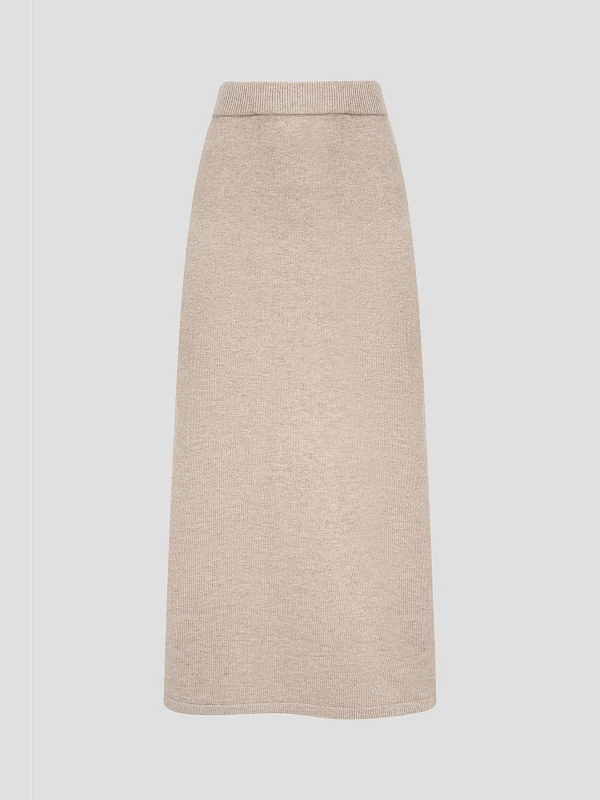 Юбка вязаная трикотажная