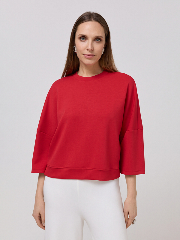 Лонгслив свободного кроя