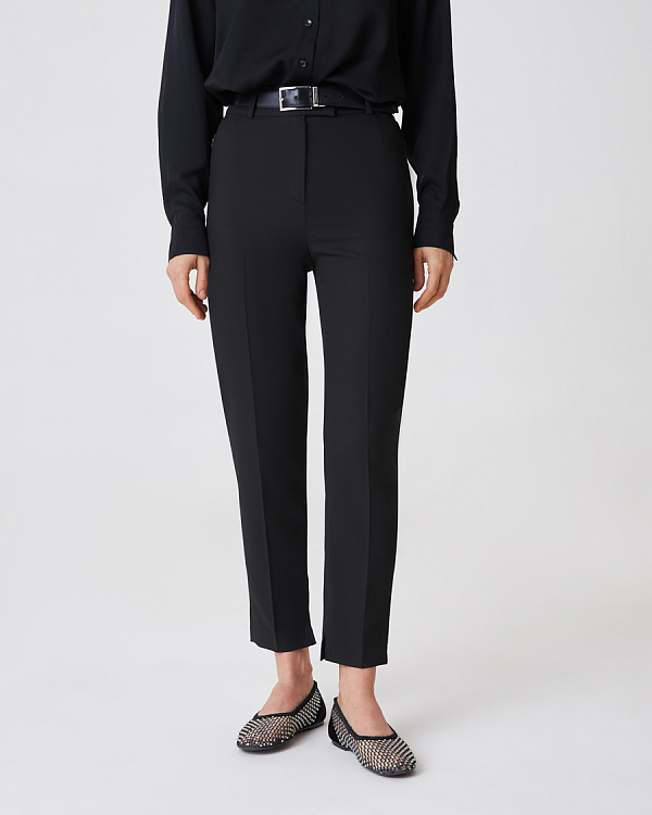 Укороченные брюки со стрелками