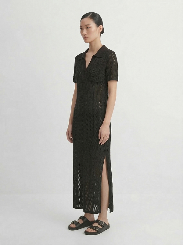 Платье вязаное трикотажное