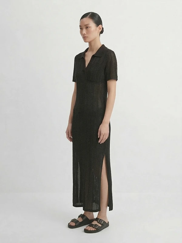 Платье вязаное трикотажное