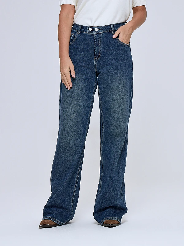 Джинсы wide leg