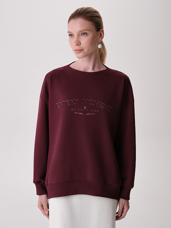 Oversize свитшот с принтом Oversize свитшот с принтом