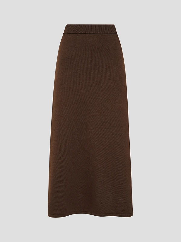 Юбка вязаная трикотажная