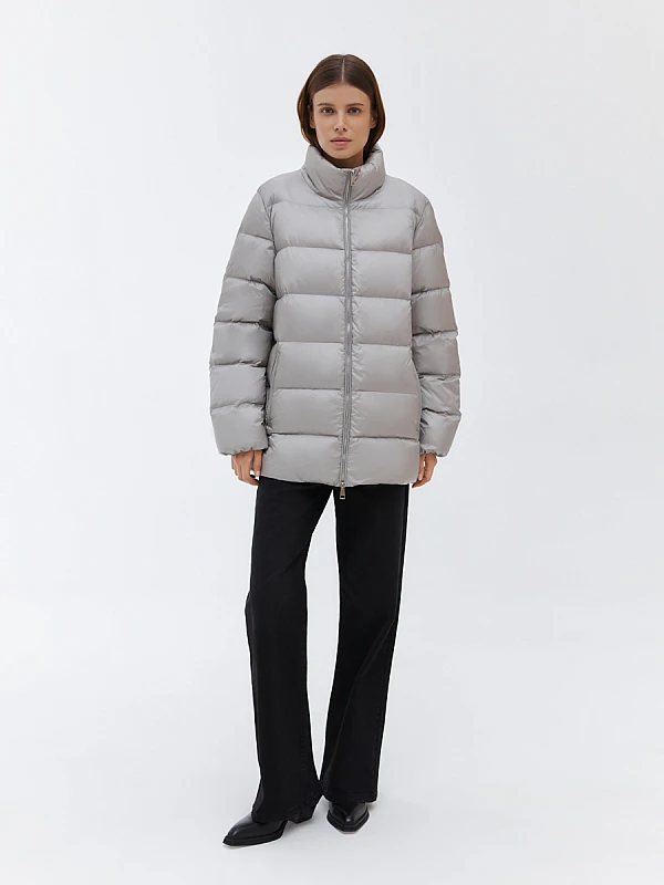 Oversize куртка с воротником