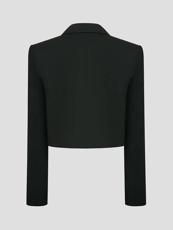 Жакет двубортный укороченный