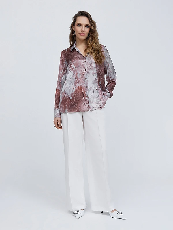 Рубашка принтованная