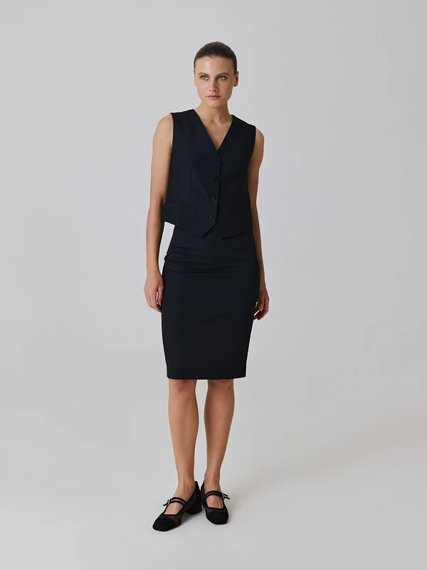 Юбка-карандаш с разрезом