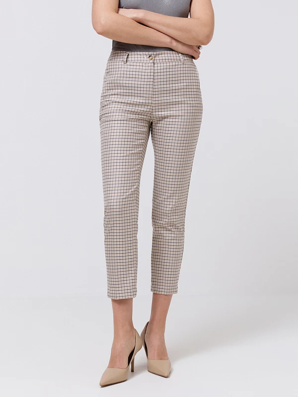 Брюки укороченные