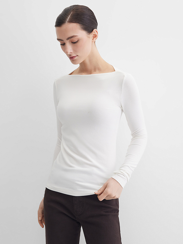 Приталенный лонгслив