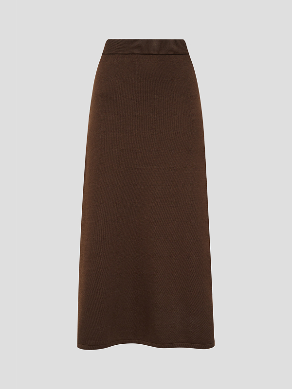 Юбка вязаная трикотажная