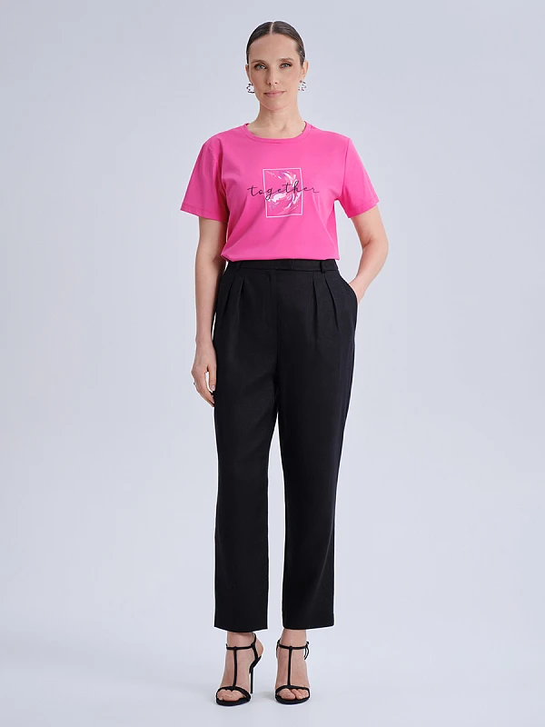 Брюки укороченные