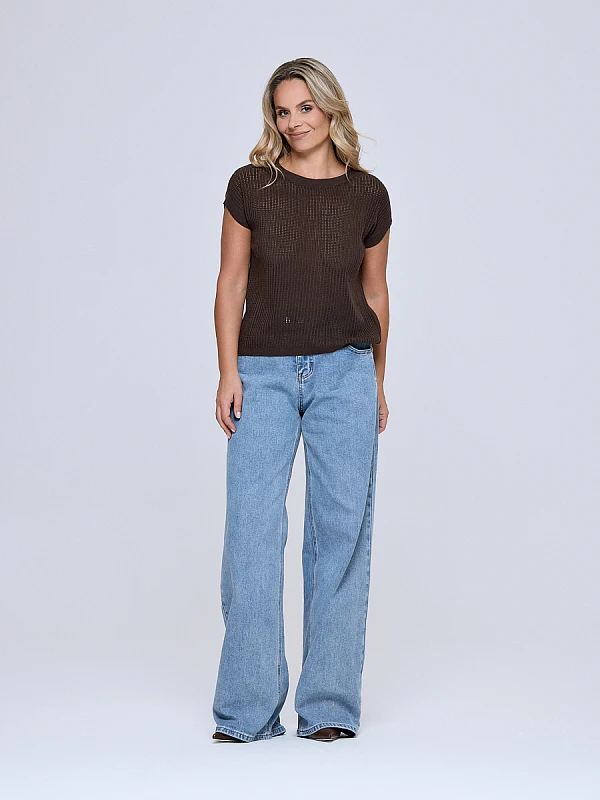 Футболка из вязаного трикотажа