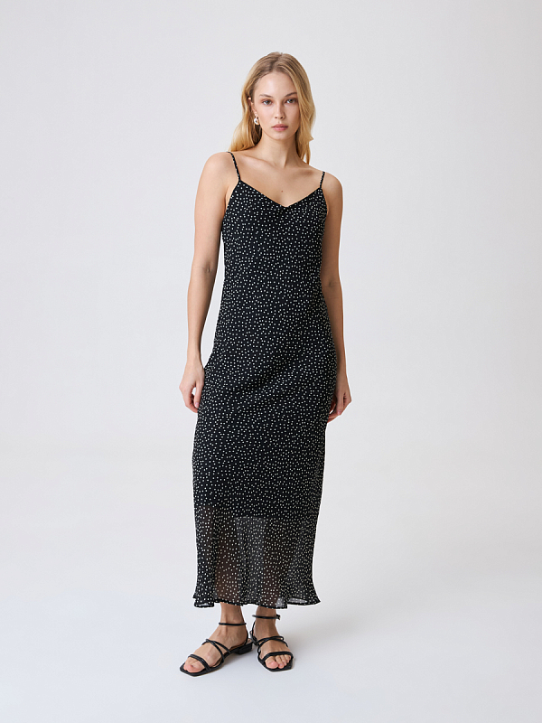Макси сарафан на лямках