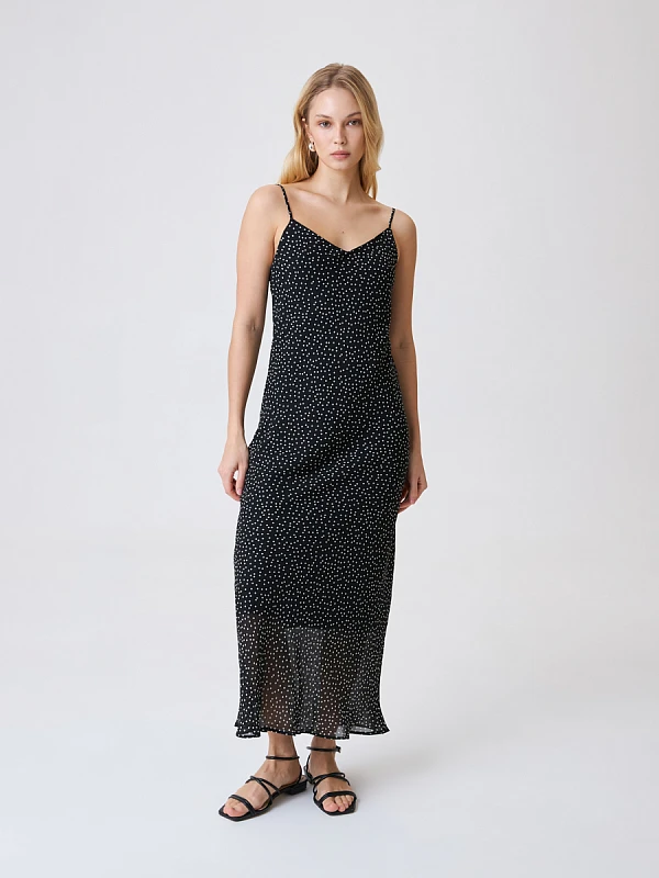 Макси сарафан на лямках