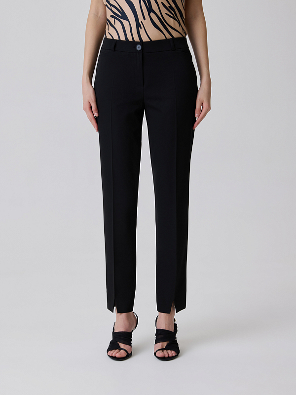 Укороченные брюки со стрелками