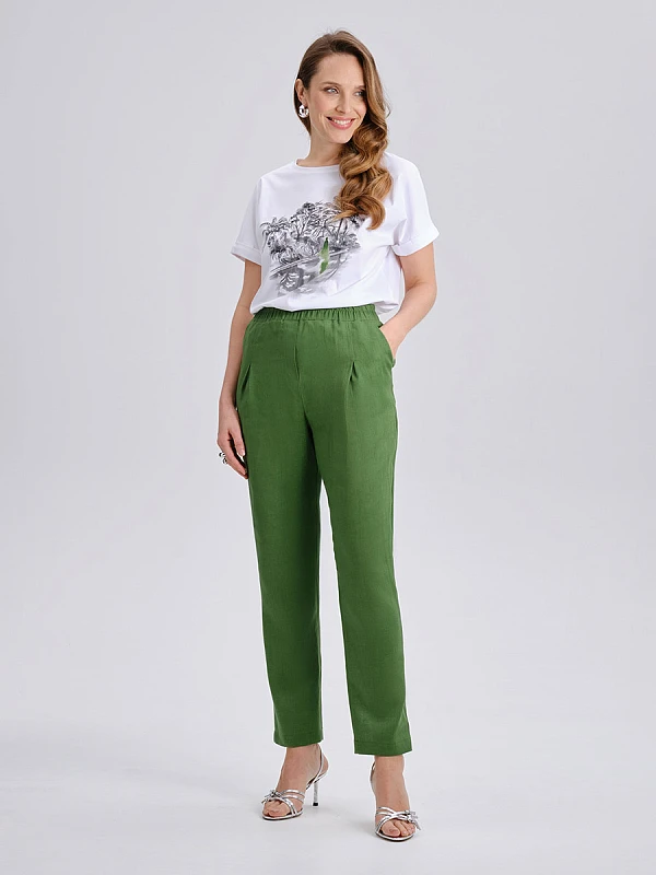 Брюки укороченные