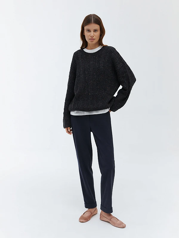 Свободные вельветовые штаны