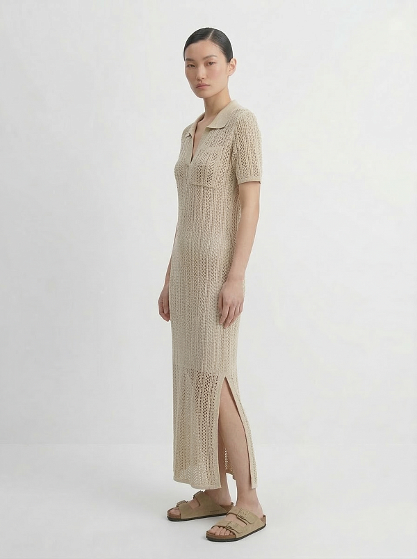 Платье вязаное трикотажное
