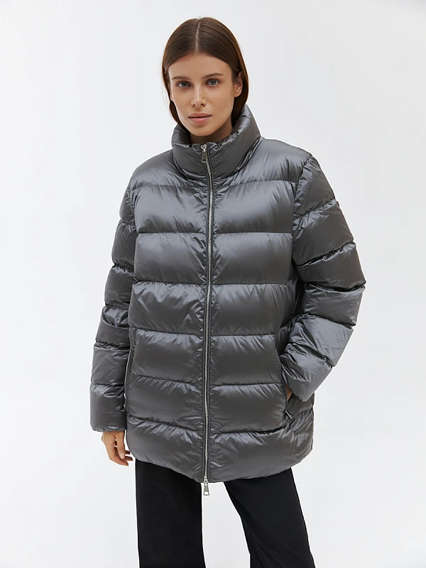 Oversize куртка с воротником
