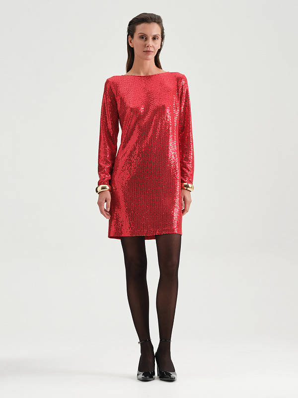 Платье трикотажное