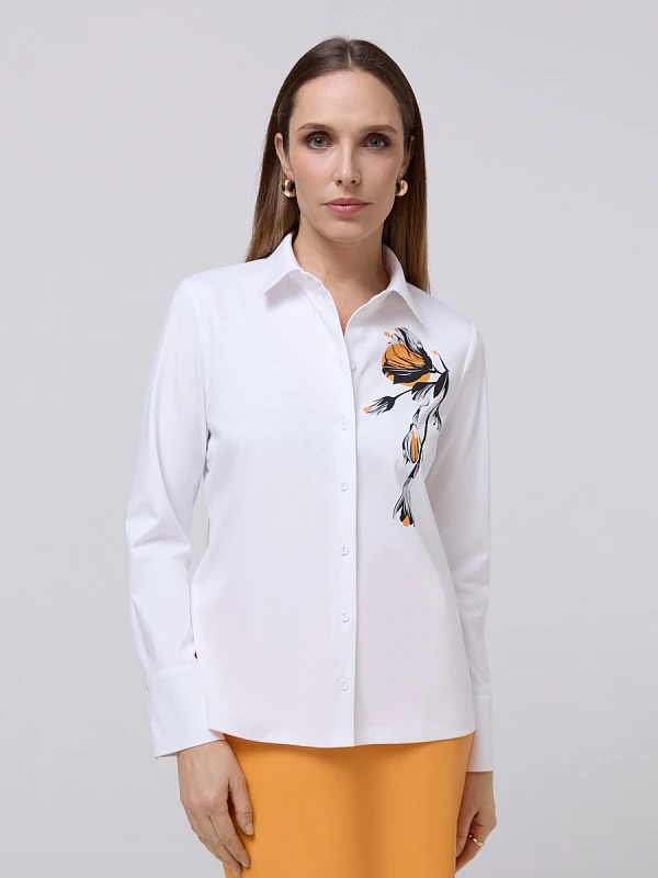 Блуза приталенного кроя