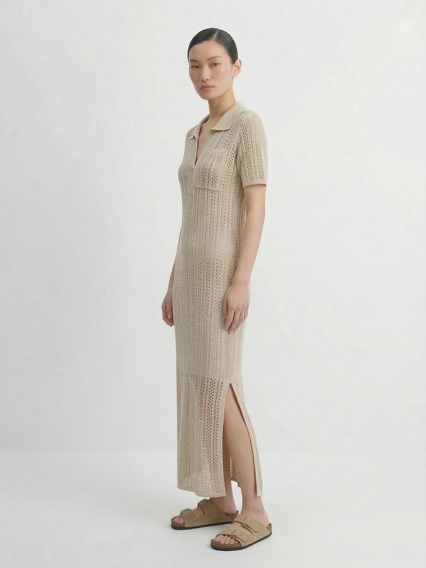 Платье вязаное трикотажное