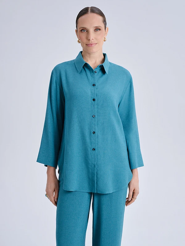 Рубашка прямого кроя