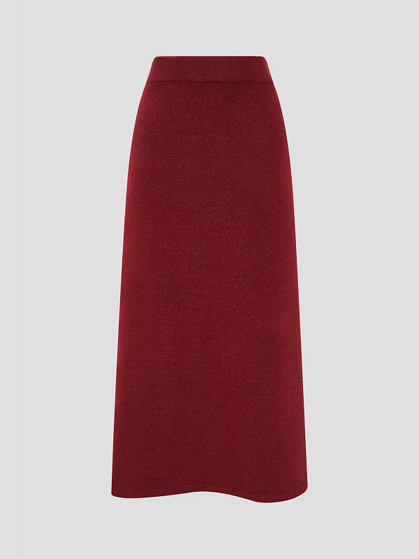 Юбка вязаная трикотажная