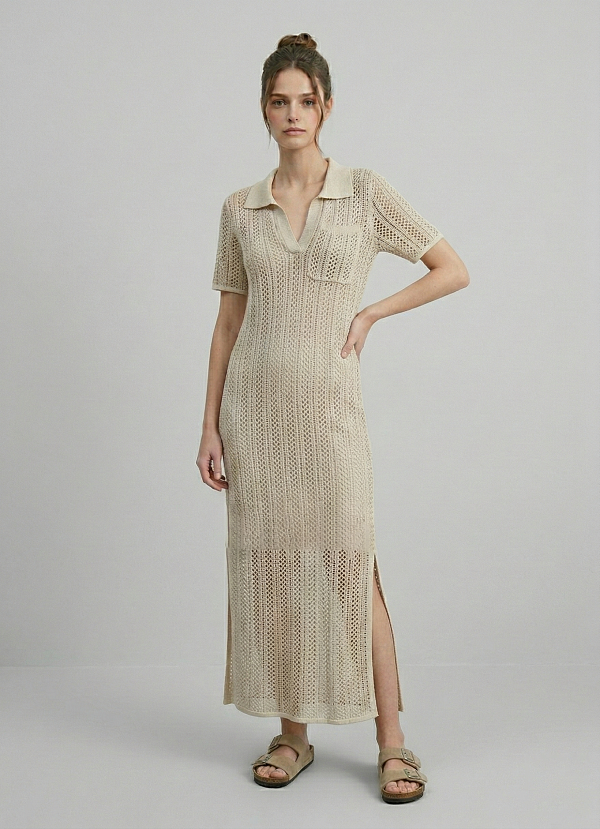 Платье вязаное трикотажное