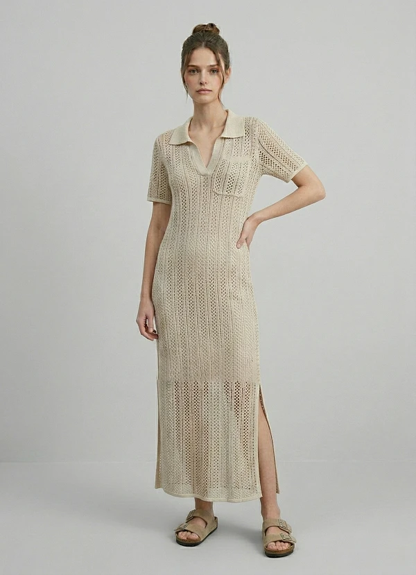 Платье вязаное трикотажное